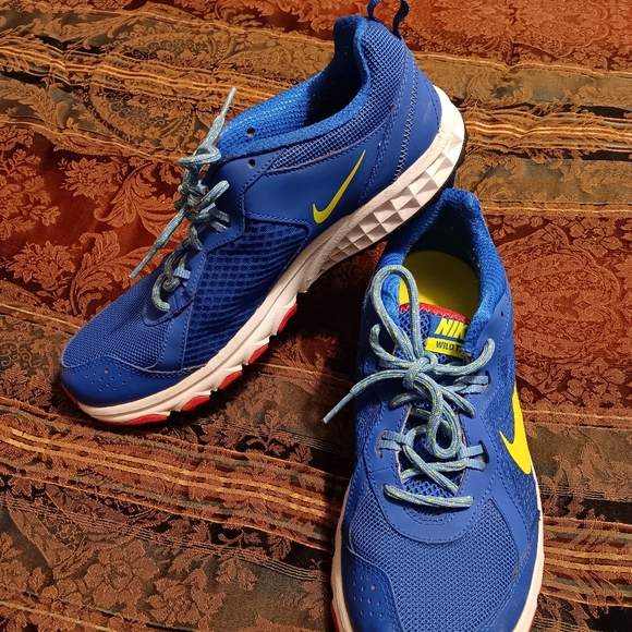 Nike "Wild Trail" Running Shoes (643074-400) Blue Clr Preowned Women's Size 10 - Picture 1 of 12